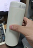 米家 保溫杯 316不銹鋼水杯 男女士杯子 大容量茶杯便攜 350ml綠色 曬單實(shí)拍圖
