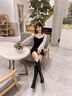 達(dá)芙妮高筒靴女爆款靴子2025新款長靴小個(gè)子英倫風(fēng)棕色長筒靴春秋款 黑色 單層 37 (235mm) 標(biāo)準(zhǔn)碼 曬單實(shí)拍圖