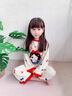 木木屋白雪公主女童睡衣春秋2025新款兒童家居服套裝可愛(ài)女寶寶長(cháng)袖長(cháng)褲 杏色 90 尺碼1~2歲【 80-90cm】 曬單實(shí)拍圖