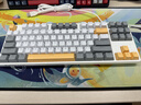 聯(lián)想（Lenovo）GK10機(jī)械鍵盤 87系列全鍵熱插拔20種背光燈效青軸茶軸 游戲辦公電腦鍵盤適用于拯救者y7000 y9000p 灰白橙 青軸【游戲辦公兼容】 曬單實(shí)拍圖