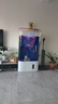 美諾魚(yú)缸客廳半圓型魚(yú)缸屏風(fēng)大中小型家用落地式玻璃金魚(yú)缸生態(tài)免換水 白色 70*40*138 曬單實(shí)拍圖