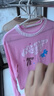 MiniPeace太平鳥(niǎo)童裝女童長(cháng)袖T恤FBCPF1218 糖果粉 150cm 曬單實(shí)拍圖