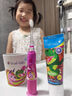 百刷寶貝（brush-baby）兒童電動牙刷3歲以上嬰兒寶寶3歲到6歲軟毛防水聲波震動卡通牙刷 獨角獸款【1年質(zhì)?！?主機+2刷頭 曬單實拍圖
