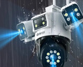 霸天安高清3攝攝像頭監控室外無(wú)線(xiàn)wifi家庭監控器家用手機遠程360度無(wú)死角帶夜視全景語(yǔ)音旋轉可對話(huà)戶(hù)外 曬單實(shí)拍圖