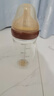 世喜新生兒防脹氣奶瓶3-7個(gè)月玻璃嬰兒仿母乳奶嘴240ml 曬單實(shí)拍圖