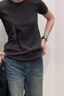 優(yōu)衣庫合作款男女裝正肩大師T圓領(lǐng)T恤短袖棉質(zhì)休閑475356 475356/39棕黑色 L 曬單實(shí)拍圖