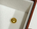 領(lǐng)豐金黃金豆豆AU9999足金實(shí)心真金豆子收藏節日禮物送女友送朋友小金豆 金豆2g/顆 曬單實(shí)拍圖