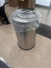 KUK圓形不銹鋼大號港式桶帶內桶戶(hù)外商用商場(chǎng)酒店大堂賓館立式果皮箱 超大號港式桶銀色 搖蓋款100L 曬單實(shí)拍圖
