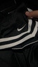 耐克（NIKE）男運動(dòng)褲 夏季針織短褲休閑褲 跑步速干 FN2652-010 黑 XL 曬單實(shí)拍圖