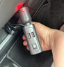 車載點(diǎn)煙器一拖三充電器type-c超級(jí)快充12v24v143w數(shù)顯USB帶開關(guān) 淺灰色 143W超級(jí)快充同時(shí)充9部手機(jī) 曬單實(shí)拍圖