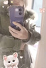 獨孤伽羅海寧派克服女獺兔毛可拆卸內膽小個(gè)子外套2023新款加厚顯瘦皮草 綠色 (時(shí)尚) M (115斤130斤) 曬單實(shí)拍圖