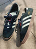adidas「T頭鞋」STADT經(jīng)典時(shí)尚薄底運(yùn)動(dòng)板鞋男女阿迪達(dá)斯三葉草   黑色/漢玉白/淺猩紅   42.5 曬單實(shí)拍圖