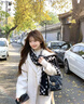 MITHAOL KUSC全智賢同款圍巾女空調房保暖披肩秋冬加厚圍脖生日禮物送女生 黑色 【心想事