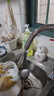 德?tīng)枴?8年品牌】水龍頭延伸器廚房防濺水神器洗萬(wàn)向旋轉菜盆起泡器 曬單實(shí)拍圖
