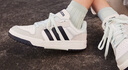 adidas ENTRAP美式校園風(fēng)運(yùn)動(dòng)板鞋男女少年感復(fù)古籃球鞋阿迪達(dá)斯 白色/黑色/礬土棕   37 曬單實(shí)拍圖