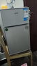 奧克斯小冰箱家用小型迷你冷藏冷凍兩用出租房宿舍用節(jié)能省電寢室辦公室電冰箱 【熱賣(mài)款 升級(jí)凈化去味】22A126DW銀 曬單實(shí)拍圖