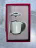 雅瓷汝窯辦公室茶杯陶瓷泡茶杯家用帶蓋喝茶杯修心杯高檔禮 汝窯修心杯 曬單實(shí)拍圖