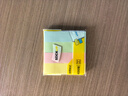 得力（deli）400張4色分條便利貼條形記事貼便簽紙 76*19mm 66307 曬單實(shí)拍圖