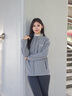 Columbia哥倫比亞戶(hù)外25秋冬新品女子野營(yíng)徒步保暖抓絨外套XE4145 004 花灰色 L (165/88A) 曬單實(shí)拍圖