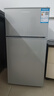 HYUNDAI（韓國現(xiàn)代） 小冰箱 冰箱小型雙開門 迷你雙門家用宿舍租房冷藏冷凍電冰箱節(jié)能省電 80L銀【租房神器+高性價比】 曬單實拍圖