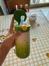 京東京造保溫杯 兒童彈蓋吸管保溫杯316不銹鋼男女學(xué)生水杯子420ml 綠色 曬單實(shí)拍圖