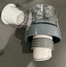 潛水艇洗衣機下水三通接頭分水器烘干機排水管地漏二合一下水道防臭神器 R.接洗手盆/洗衣池+洗衣機+烘干機 曬單實(shí)拍圖