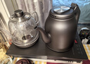 FUNORK全自動(dòng)上水電熱水壺茶臺(tái)燒水壺茶桌茶幾一體家用辦公嵌入式電茶壺電茶爐茶具套裝 鈦灰色蒸茶款 曬單實(shí)拍圖