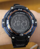 卡西歐（Casio） SGW100 男士手表數(shù)字電子表 雙傳感器溫度方向讀數(shù) 運動涉水 200米防水 黑色SGW100-2B 大型LCD清晰易讀  耐低溫 曬單實拍圖