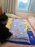 雅鹿夏季幼兒園被子六件套入園專(zhuān)用全棉寶寶純棉床品兒童午睡被褥三件 歡樂(lè )園-藍【親膚全棉】 六件套-2斤羽絲被 曬單實(shí)拍圖