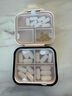 登比藥盒一周七天藥品分裝盒便攜式吃藥提醒器大容量隨身分藥器 曬單實(shí)拍圖