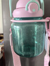 膳魔師（THERMOS）泡泡大肚壺便攜運動(dòng)健身戶(hù)外露營(yíng)大容量水杯隨手杯生日禮物TESA 桃氣青芒（附背帶+吸管） 1000ml 曬單實(shí)拍圖