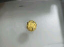 周大福 圓珠吊墜黃金轉(zhuǎn)運(yùn)珠(工費(fèi)80)約0.95g F163287七夕禮物 曬單實(shí)拍圖