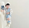 G.DUCKKIDS小黃鴨周歲禮服男寶寶抓周衣服女漢服百日宴百天滿月嬰兒套裝夏季 紅色+香囊 90 建議1~2歲【 80-90cm】cm 曬單實拍圖