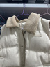 茵曼2025秋冬女裝新款撞色翻領(lǐng)羽絨服馬甲休閑無(wú)袖寬松鴨絨外套 暖杏色 S 曬單實(shí)拍圖