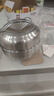 愛麗金（AILIJIN）304不銹鋼保溫飯盒便攜雙層密封防漏學(xué)生便當(dāng)盒保溫 304不銹鋼雙層密封飯盒1.3L 曬單實(shí)拍圖