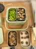 小熊（Bear）電熱飯盒 加熱飯盒 保溫飯盒可加熱 雙層四膽辦公室蒸煮熱飯神器可預(yù)約上班族加熱便當(dāng)盒DFH-G16W7 曬單實拍圖