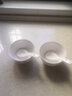 高顏值家用銀杏時(shí)光米飯碗大面碗陶瓷餐具家用新骨瓷陶瓷碗 銀杏時(shí)光 4.5英寸2碗2白勺 曬單實(shí)拍圖