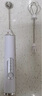 芮家德咖啡打奶泡器電動(dòng)奶泡器奶泡機(jī)攪拌器攪拌棒打發(fā)器牛奶烘焙打蛋器 雅致白【打蛋頭+奶泡頭】 曬單實(shí)拍圖