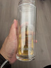膳魔師（THERMOS）玻璃杯套組400ml雙層耐熱帶濾網(wǎng)泡茶TCGB-400-BL iwaki 促銷裝 C 曬單實(shí)拍圖