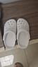 crocs卡駱馳洞洞鞋貝雅男鞋女鞋輕便耐磨一腳蹬拖鞋休閑鞋|10126 白-100 37 /38(230mm) 曬單實(shí)拍圖