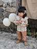 G.DUCKKIDS小黃鴨童裝女童套裝春秋季2024新款兒童衣服女孩洋氣襯衫長褲兩件 碎花蝴蝶結(jié)-粉紅色 110 建議4~5歲【100-110cm】 曬單實拍圖