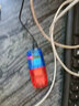 警示閃光燈爆閃燈紅藍LED充電肩燈肩夾閃爍燈巡邏代駕交通信號燈 紅藍【保安】25小時(shí)續航+充電器 曬單實(shí)拍圖