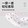 JAJALIN一次性枕套旅行用品枕巾加厚雙人火車(chē)臥鋪單人酒店床品枕頭套2條 曬單實(shí)拍圖