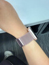 KMaxAI適用蘋(píng)果手表S10/9米蘭尼斯表帶Apple watch SE/8/7/6代不銹鋼金屬編織手表帶磁吸 40/41/42mm粉色 曬單實(shí)拍圖
