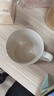 瓷魂陶瓷馬克杯家用新中式水墨杯喝水杯早餐杯辦公室杯 墨青帶把杯 曬單實(shí)拍圖