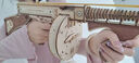 若客左輪手槍玩具槍積木槍手工拼裝模型組裝皮筋槍畢業(yè)生日禮物男孩 湯姆遜沖鋒槍【102pcs】 曬單實(shí)拍圖