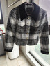 ROEYSHOUSE羅衣氣質(zhì)拼接小香風(fēng)短外套冬季新款時(shí)尚修身粗花呢11510 格子 （外套） L 曬單實(shí)拍圖