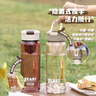 西多米水杯男士運動(dòng)水杯學(xué)生大容量茶水分離杯夏季便攜飲用水杯外出攜帶 曬單實(shí)拍圖