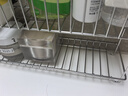 霜山SHIMOYAMA304不銹鋼置物架浴室護膚品牙膏水杯架衛生間臺面水槽瀝水架 【雙層】長(cháng)30*寬10*高17.2cm 曬單實(shí)拍圖