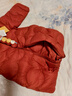 巴拉巴拉童裝嬰兒連體羽絨服輕薄羽絨服寶寶衣服2025冬裝抱衣爬服男童女童 紅色糖葫蘆-白鴨絨 100 cm-充絨量53g 曬單實拍圖
